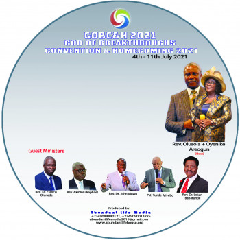 God of Breakthroughs Convention and Homecoming 2021 - Complete MP3 God of Breakthroughs Convention and Homecoming 2021 - Complete MP3